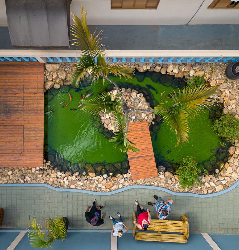 A comfortable and modern clinic room.